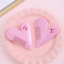 Heart Shape Thinning Hair Cutting Comb Pubic Hair Brushes Trimming Tools Newly