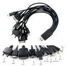 10 in 1 Universal USB Charging Cable Multi-Function Power Cord for Speaker Phone