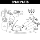 Plastic fitting Brake Bleed kit Hydraulic Disc Repair Tools Oil injector