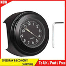 Motorcycle Clock Waterproof 22-25mm Dia Handlebar Watch Luminous Quartz Clock