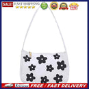 Fashion Women Canvas Flower Underarm Bags Shoulder Totes Female Handbag Purse