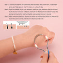 3pcs Mini Portable Stainless Steel Facial Hair Remover Spring Body Epilator