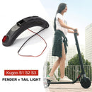 Electric Scooter Fender for Kugoo S1 S2 S3 Skateboard Mudguard + Tail Lamp