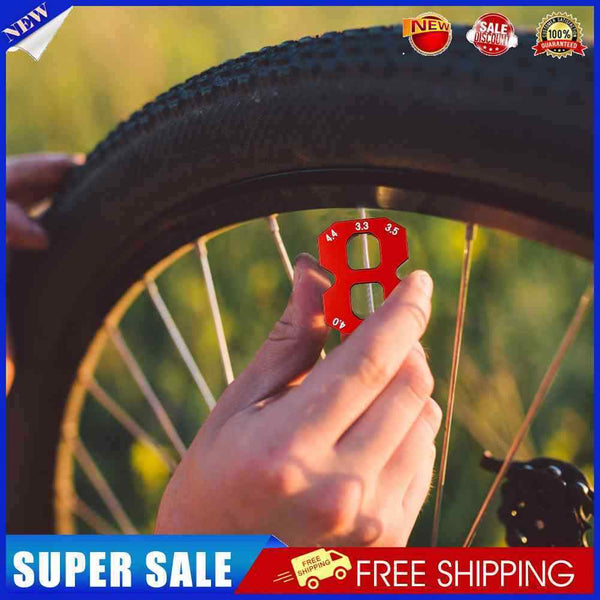 #A BIKERSAY Bike Spoke Key Wrench Aluminium Alloy Bike Spoke Tighten Tool Hand