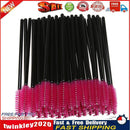 50PCS Disposable Eyelash Brush Mascara Wands Applicator Spoolers Makeup(2) Newly