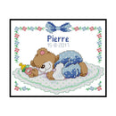 #A Partial Cross Stitch 14CT DIY Cartoon Baby Counted Home Decoration Hanging