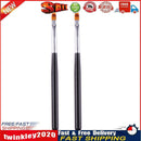 2Pcs Nail Art Gel Pen Brush Drawing Painting Wood Handle Manicure Tool Newly