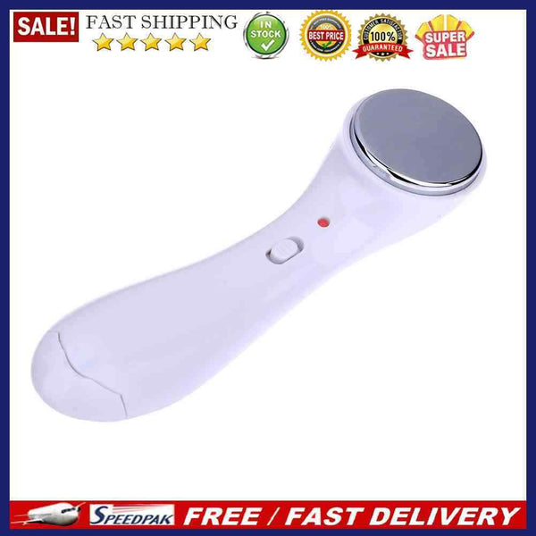 Ultrasonic Ion Face Lift Facial Beauty Device Ultrasound Massager (White)