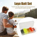 49pcs Jigs Lead Hook Soft Fishing Lures Set Crankbait Bionic Bait Tackle