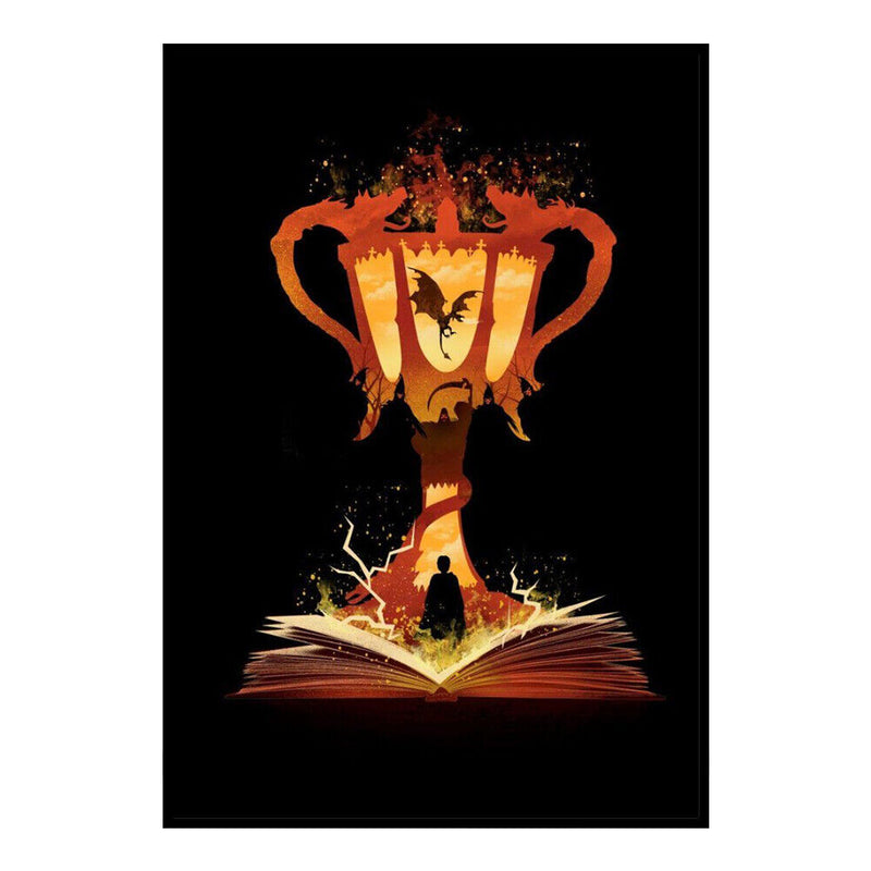 Full Cross Stitch Burning Cup Kit Cotton 3 Strands Stamped Artwork Home Decor