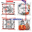 Halloween Pillow Covers Pumpkin Linen Cushion Case for Sofa Couch Decoration