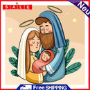 Full Embroidery Print 3 Strands 11CT Jesus Nativity Kit Stamped DIY Cross Stitch
