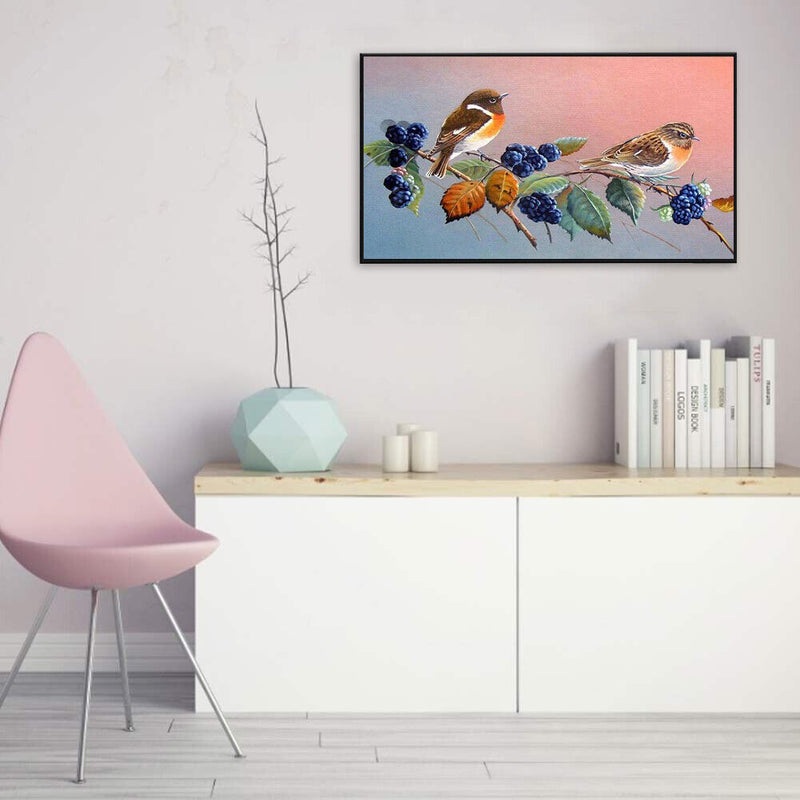 5D Flower Bird Mosaic Diamond Painting Drawing Full Round Drill DIY Art Craft