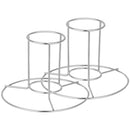 Steel Grill Chicken Stand Chicken Roaster Rack Beer Can Chicken Holder