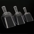 3* Clear Plastic Scoop Bar Buffet Wedding Sugar Sweet Ice Bag Food Gift H5D4