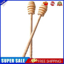Long Handle Wood Honey Spoon Mixing Stick Jar Coffee Milk Tea Kitchen Suppl