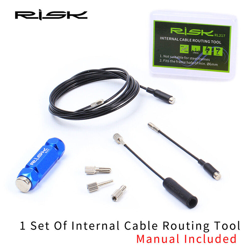 RISK MTB Bike Internal Cable Routing Tool Bicycle Magnet Inner Cable Guide
