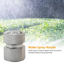 Copper Spray Misting Nozzle Garden Sprinkler Water Connector Irrigation Sprayer