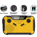 Emergency Solar Portable Hand Crank Weather Radio Power Charger Flash Bank F7K1