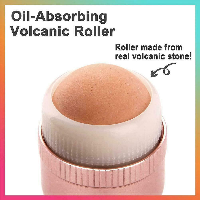 Oil Absorbing Volcanic Face Roller Oil Removing For Home Travel Sale Hot D9E2