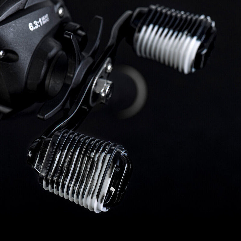 2pcs Rubber Fishing Reel Grip Non-Slip Ergonomic Fishing Protective Wheel C