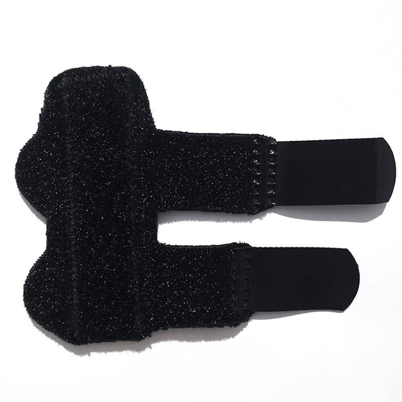 Finger Brace Support Hand Splint Fix Protector for Arthritis Joint (Black)