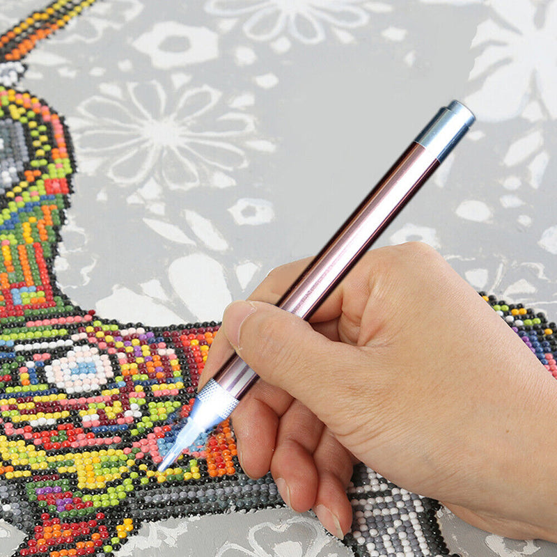 Luminous Diamond Painting Tool Point Tip Drill Pen Cross Stitch Craft Art K