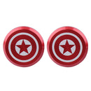2pcs Aluminum Handlebar End Caps Plugs for MTB Road Folding Bike (Red 2) Newly