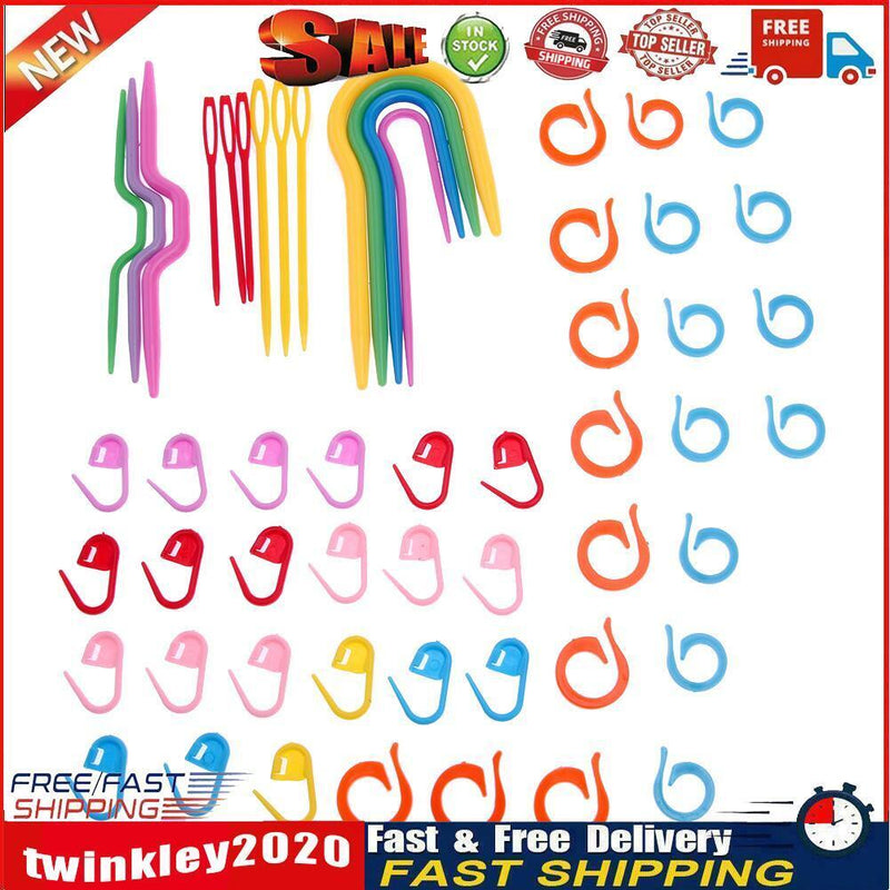 Plastic Knit Stitch Knitting Needles Crochet Stitch Knitting Accessories Newly