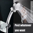 Bathroom Wall Mounted Shower Head Handset Holder Suction Adjustable Bracke E6B4