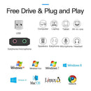Vention Sound Card USB to 3.5mm Jack Female Headphone External Audio Card