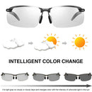 Anti UV Polarized Men Sports Photochromic Sunglasses (Color Change Lens) Newly