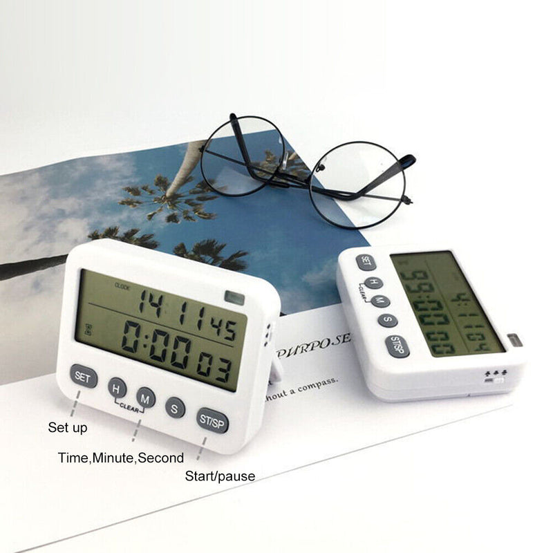 YS-218 Digital Sleep Stopwatch Kitchen Count Up Countdown Timer for Cooking
