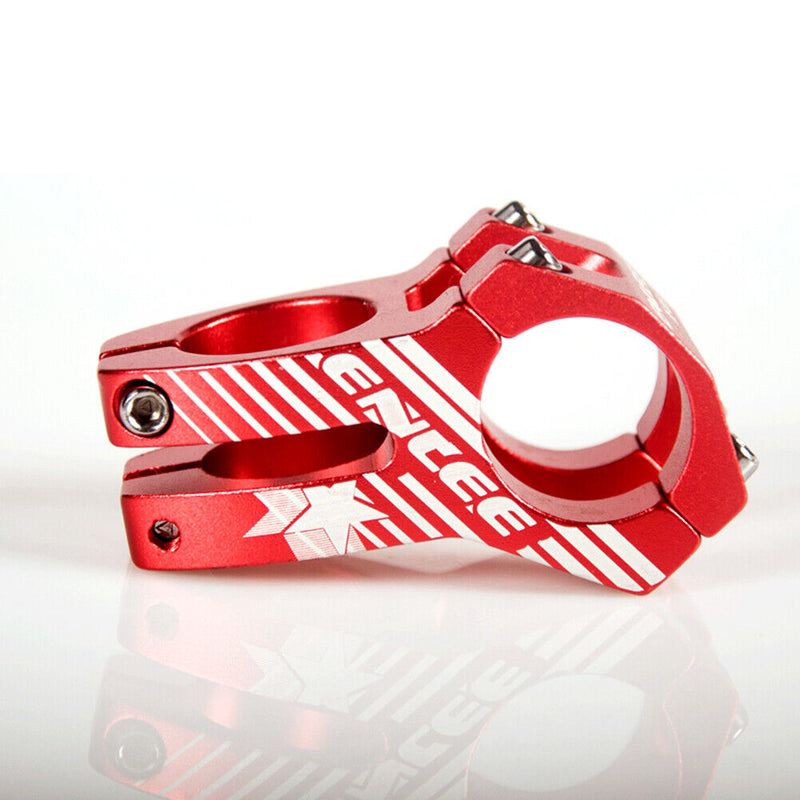 ENLEE 31.8mm Mountain Bicycle Stem Handlebar MTB Short Hollow Stem (Red) Newly