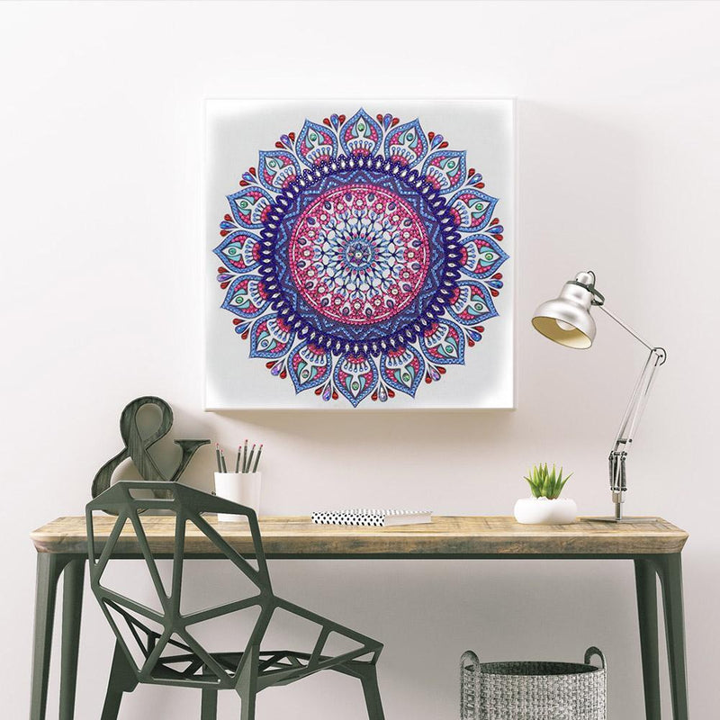 5D DIY Special Shaped Diamond Painting Mandala Cross Stitch Kits (KY007) Newly