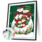 Christmas Snowman Oil Paint By Numbers DIY Drawing Hand Painted Wall Art Craf