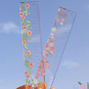 Delicate Floral DIY Ruler Creative Stationery Drawing Tools Multi-function