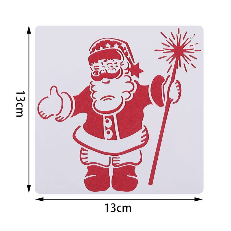 DIY Craft Scrapbooking Merry Christmas Layering Stencils Painting Template