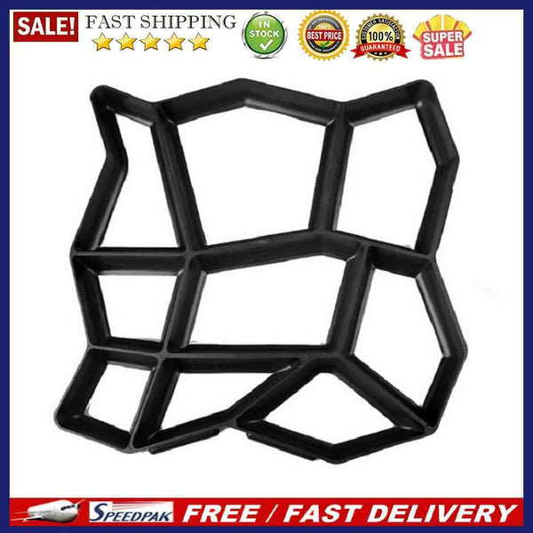 Garden Floor Walk Pavement Mold DIY Manually Paving Cement Stone Road Path Ma
