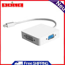 Homever 3"" 1 Mini DP DisplayPort to HDMI DVI VGA Display Port Cable Adapter Wi