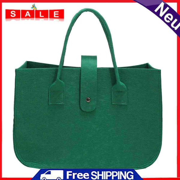 Women Brand Designer Felt Cloth Storage Bag Ladies Large Capacity Shopper Bag