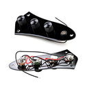 Bass Control Panel Professional Pre-wired Control Plate for Jazz Bass Guitar