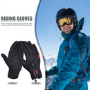 Winter Riding Fleece Sport Gloves Women Men Honeycomb Cycling Skiing Warm Glo