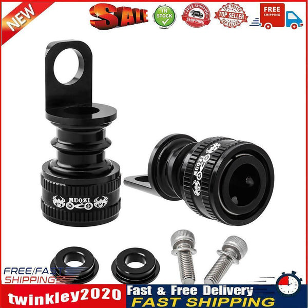 MUQZI 2pcs Bike Pedal Quick Release Buckle Pedal Frame Fixing Base (Black) Newly