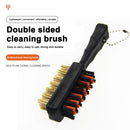 Dual Sided Portable Golf Club Hanging Cleaner Brush Golf Putter Clean Tool