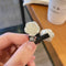 Women Camellia Milk White Color Barrettes Hairpin Hair Accessories Slid Clip