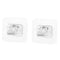 2Pcs Hooks Punch-free Curtain Rod Clip Hook Shower Curtain Rod Hanging Holder`