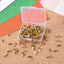 200pcs Mixed Round Scrapbooking Fastener Brad Mini Handcraft Embellishment Nail