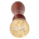 Wax Seal Stamp Animal Patterns Handmade Fire Painting for Stamping Wedding