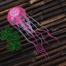 Simulation Artificial Jellyfish Glowing Aquarium Fish Tank Decor(Red) Newly